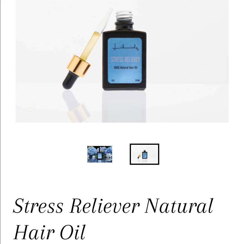 Hair stress reliever oil